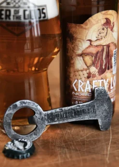 Thorshammer-Flaschenöffner mit Logo - Wacken Brauerei
