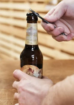 Thorshammer-Flaschenöffner mit Logo - Wacken Brauerei