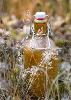 Tonflasche mit Bügelverschluss, 0,5 Liter