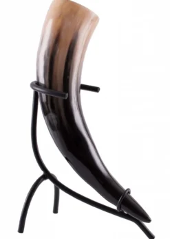 Trinkhornständer, schwarz lackiert, klein
