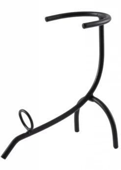 Trinkhornständer, schwarz lackiert, klein