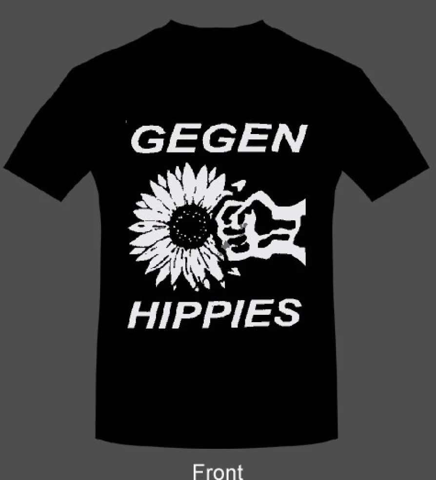 T-Shirt Gegen Hippies