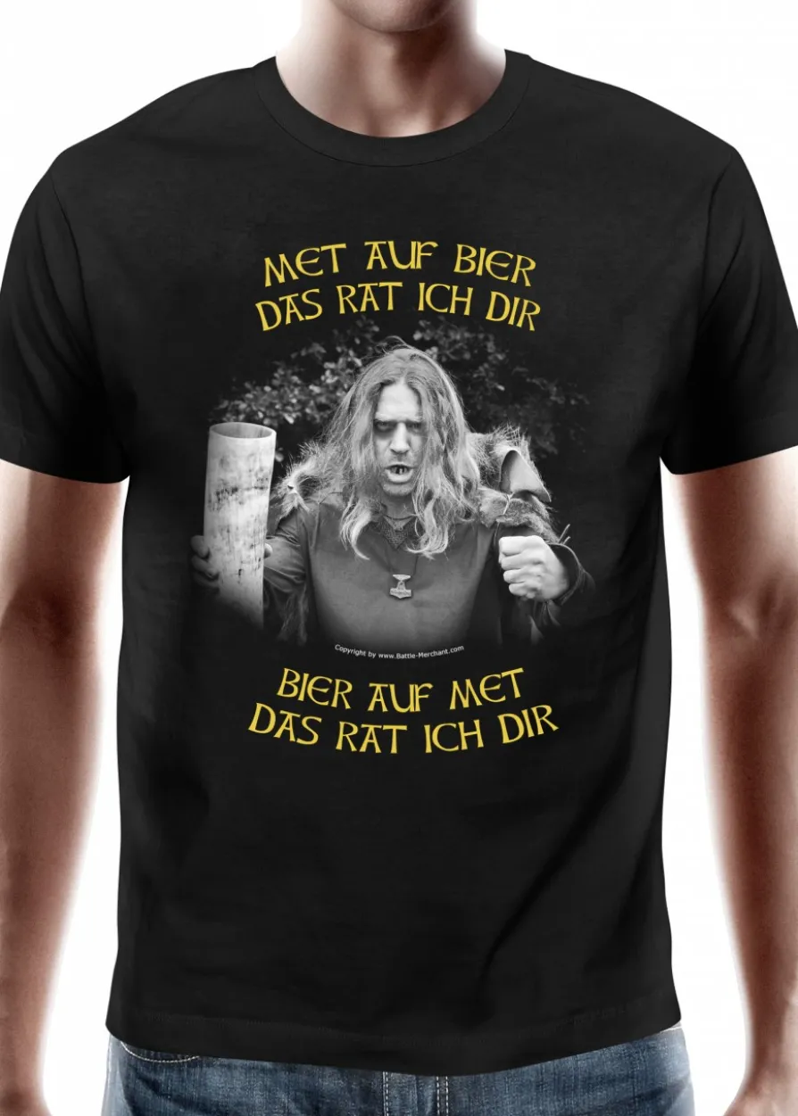 T-Shirt - Met auf Bier - das rat ich Dir