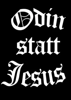 T-Shirt Odin statt Jesus