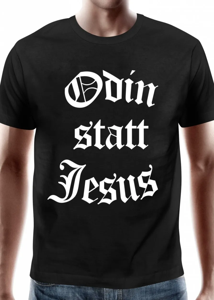 T-Shirt Odin statt Jesus