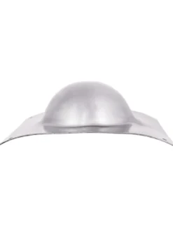 Umbo, Römischer Schildbuckel aus 1,6 mm Stahl, quadratisch, gewölbt - Für eigene Schildbau-Projekte