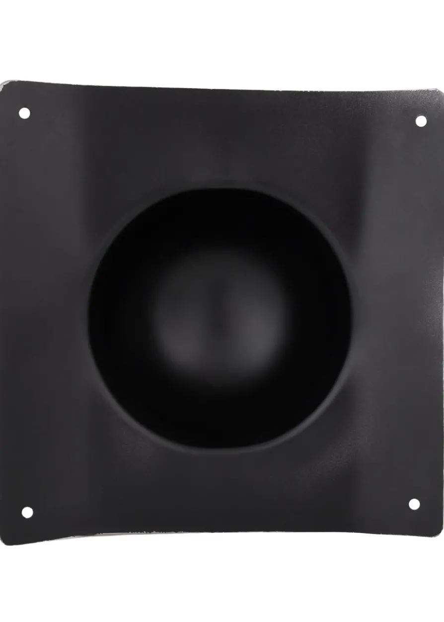Umbo, Römischer Schildbuckel aus 1,6 mm Stahl, quadratisch, gewölbt - Für eigene Schildbau-Projekte