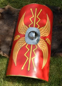 Umbo, Römischer Schildbuckel mit Schrauben, Stahl