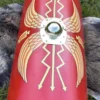 Umbo, Römischer Schildbuckel mit Schrauben, Messing