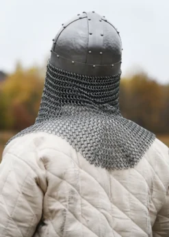 Vendelhelm mit Kettenbrünne, 1,2 mm Stahl
