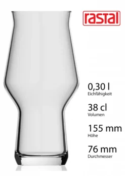 Wacken Brauerei - Bierglas Beer of the Gods, Craftmaster One, 300 ml