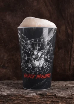 Wacken Brauerei Kunststoffbecher Vegvisir, 0,3l geeicht