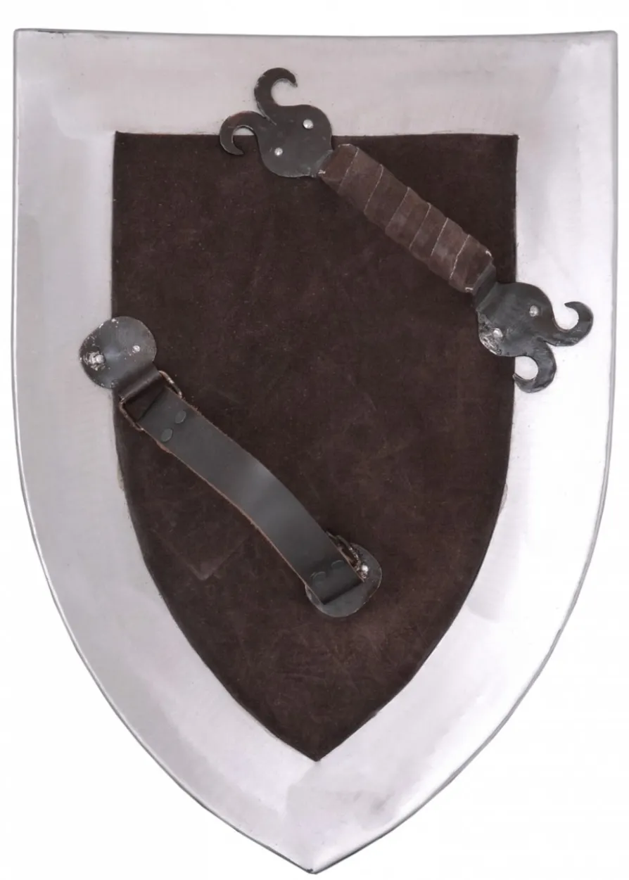 Wappenschild aus Stahl mit Innenpolster
