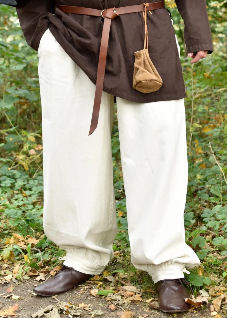 Weite Mittelalter-Hose Hermann, natur
