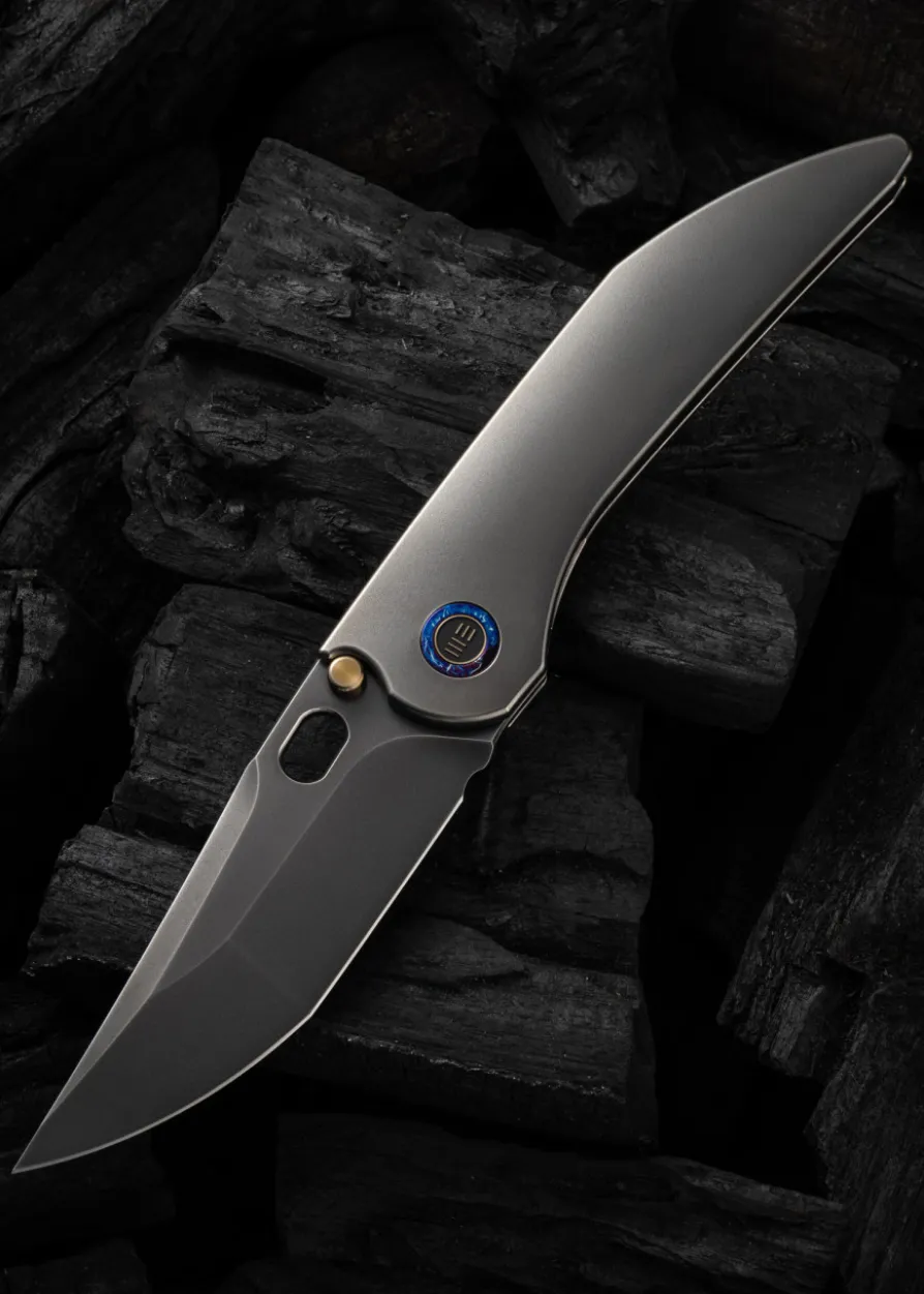 We Knife ATTOR GRAY TITANIUM POLISHED; Taschenmesser