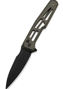 Weknife Dressytak Skeletonized Bronze Titanium Handle, Taschenmesser