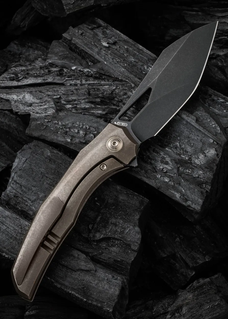WE Knife IGNIO TITAN BRONZE, Taschenmesser