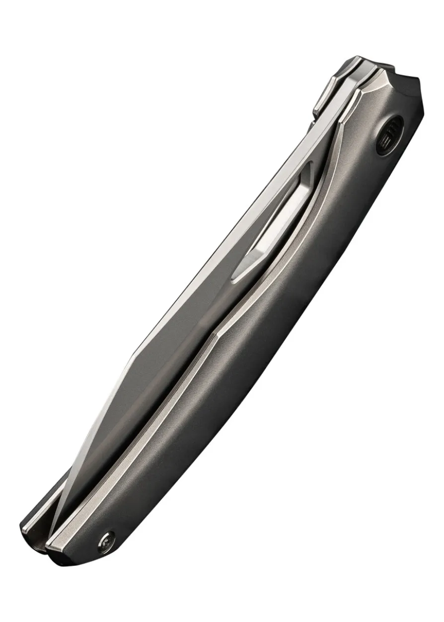 We Knife IGNIO TITAN SILBER BEAD BLASTED, Taschenmesser