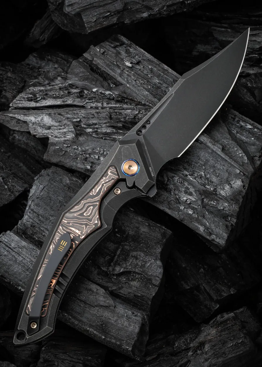 We Knife ORPHEUS TITANIUM COPPER FOIL CF, Taschenmesser
