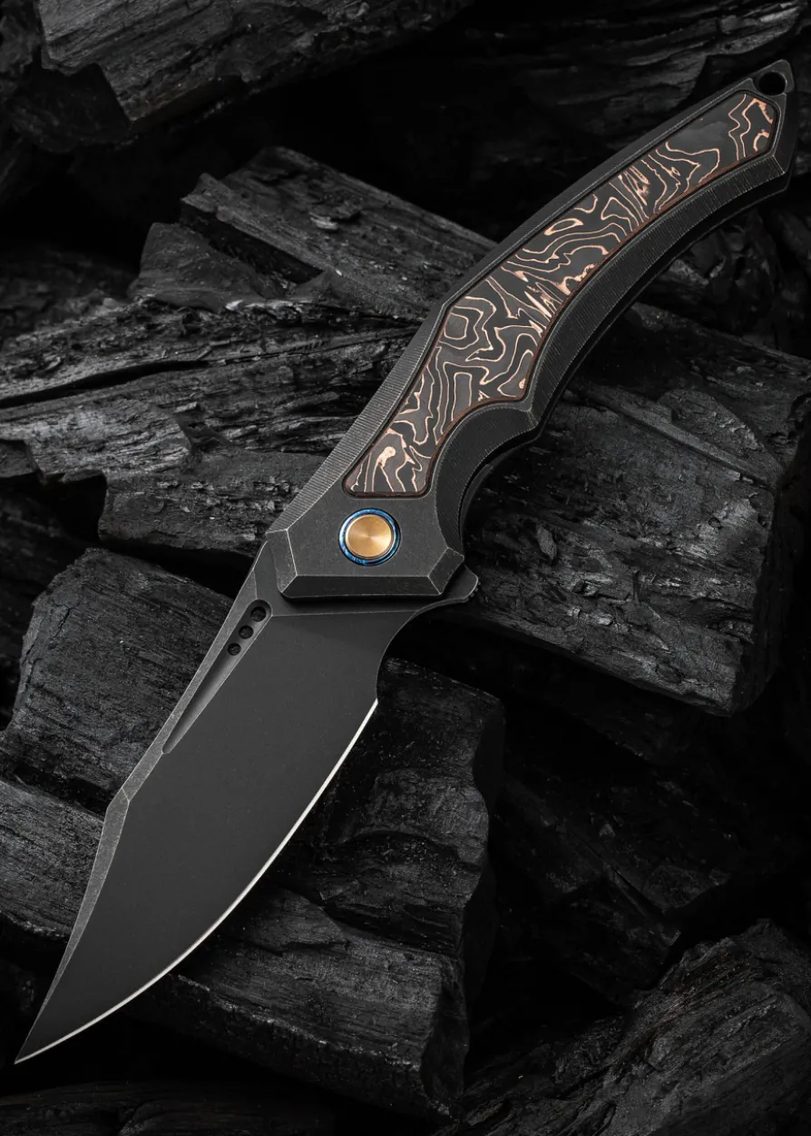 We Knife ORPHEUS TITANIUM COPPER FOIL CF, Taschenmesser