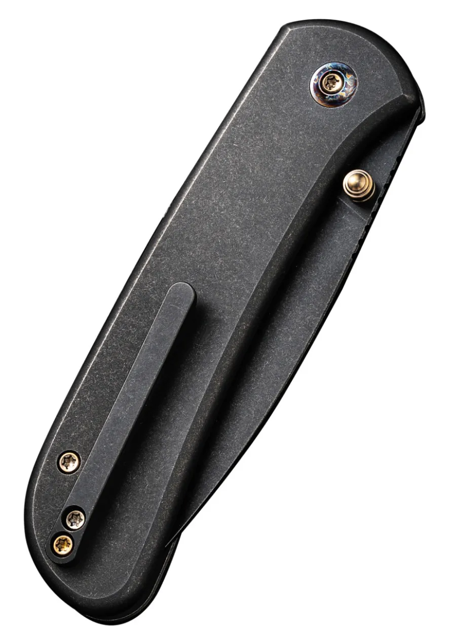 WE Knife QUBIT TITAN SCHWARZ, Taschenmesser