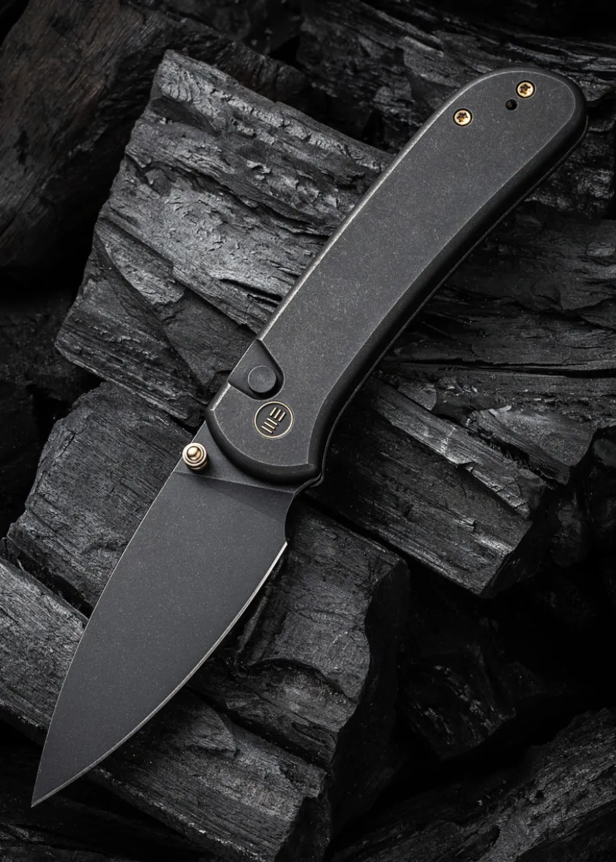 WE Knife QUBIT TITAN SCHWARZ, Taschenmesser