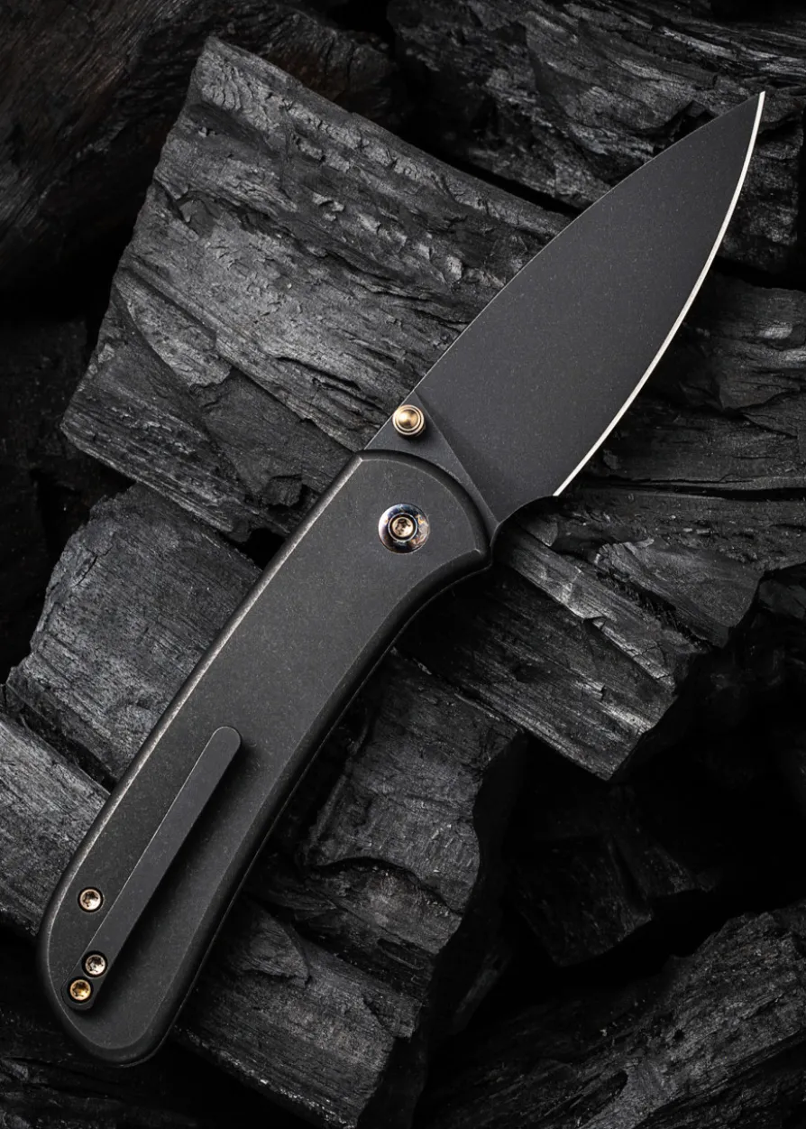 WE Knife QUBIT TITAN SCHWARZ, Taschenmesser