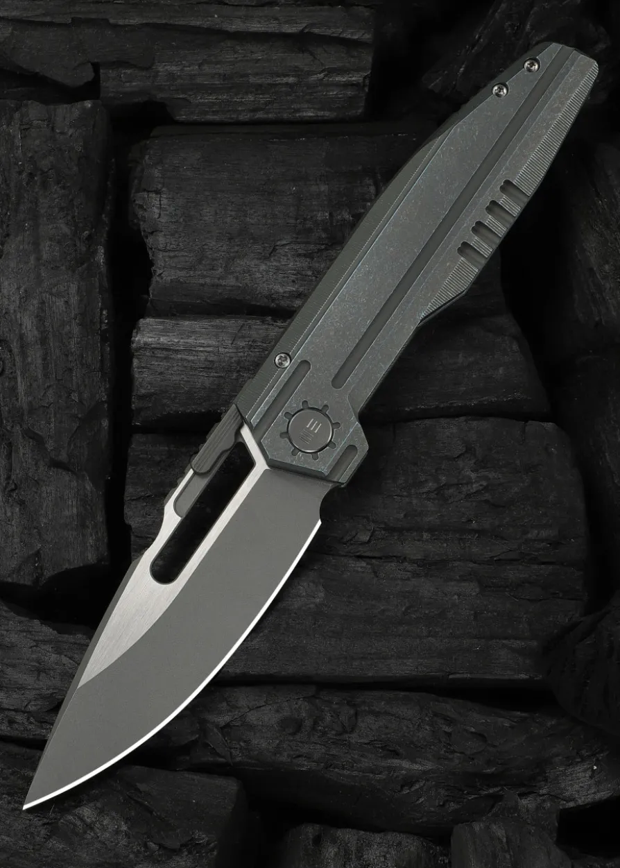 Weknife Reveille, Olive Gray Titanium Handle, Limited Edition, Taschenmesser