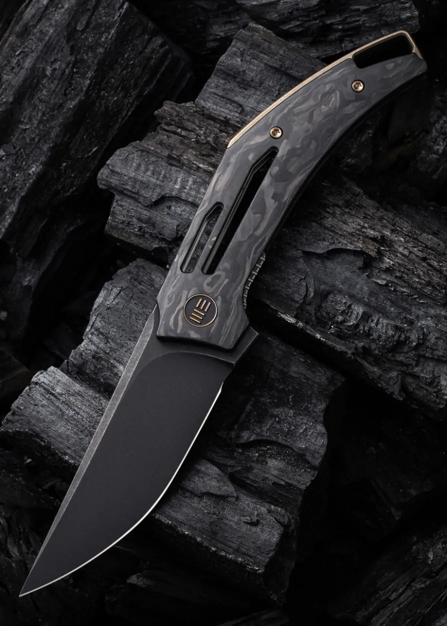We Knife SPEEDLINER TWILL CARBON FIBER SCHWARZ, Taschenmesser