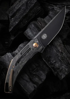 We Knife SPEEDLINER TWILL CARBON FIBER SCHWARZ, Taschenmesser