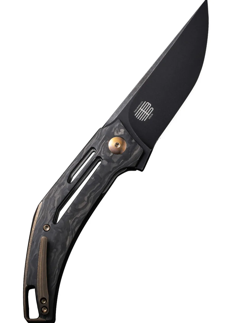 We Knife SPEEDLINER TWILL CARBON FIBER SCHWARZ, Taschenmesser