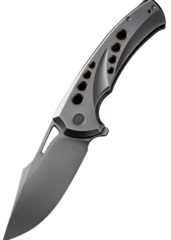 We Knife SWIFTFIN BEAD BLASTED TITANIUM GRAY GOLD, Taschenmesser