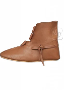 Wendegenähte Halbstiefel mit Knebelverschluss
