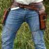 Western Revolver Gürtel mit zwei Holstern