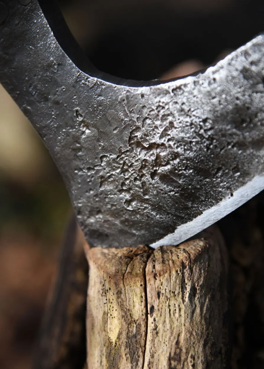 Wikinger-Axt aus Stahl, handgeschmiedet, Typ B