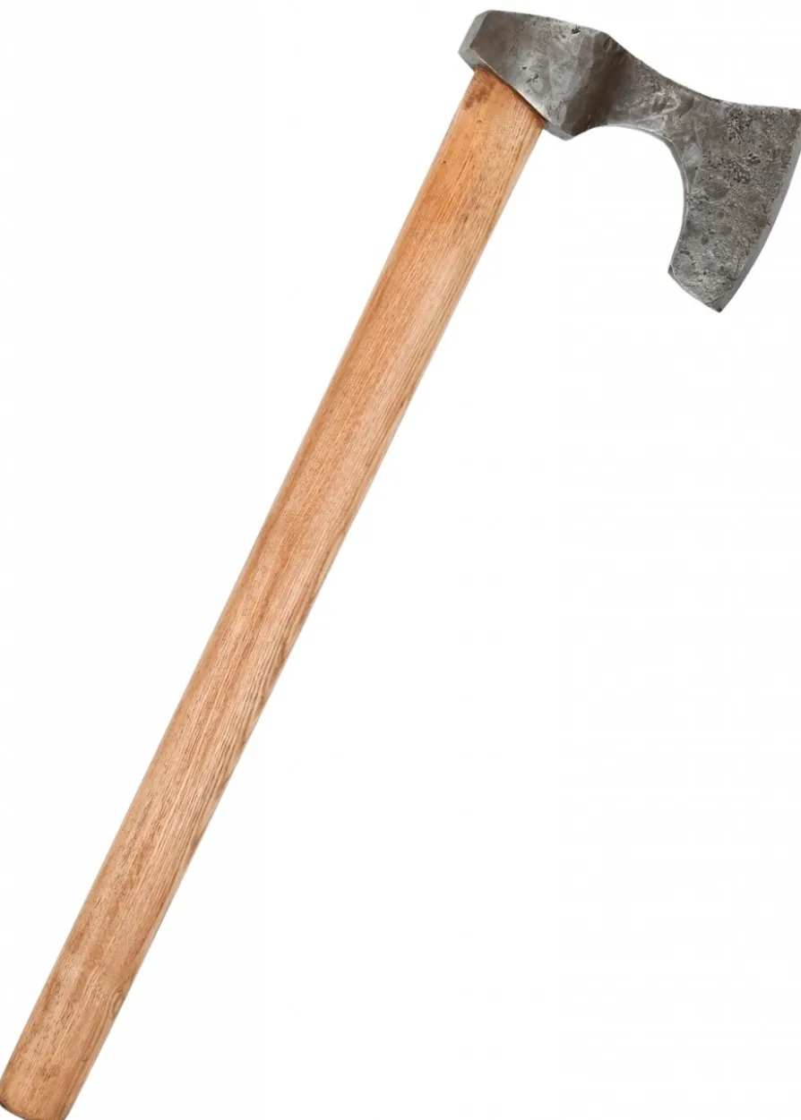 Wikinger-Axt aus Stahl, handgeschmiedet, Typ B