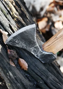 Wikinger-Axt aus Stahl, handgeschmiedet, Typ G