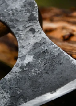 Wikinger-Axt aus Stahl, handgeschmiedet, Typ D