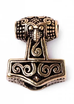 Wikinger Bartperle Thorshammer aus Schonen, Bronze