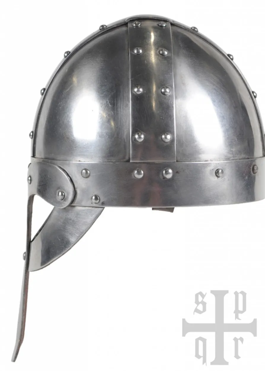 Wikinger Brillenhelm mit langem Nasal, 2 mm Stahl