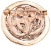 Wikinger Brosche Feuerdrache aus Bronze