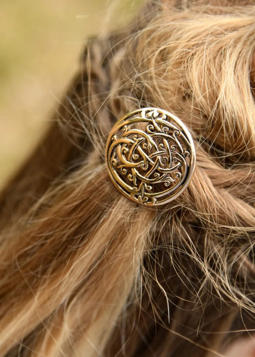 Wikinger Brosche im Urnes Stil aus Bronze