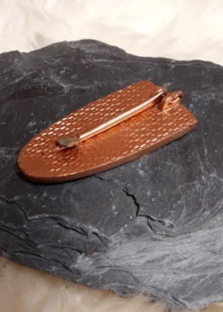 Wikinger Brosche, Zungenfibel aus Birka, Bronze, Paar, mit leichten Mängeln