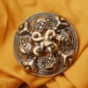 Wikinger Fibel Vier Elemente aus Bronze