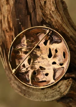 Wikinger Fibel Vier Elemente aus Bronze