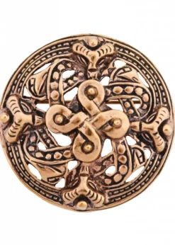 Wikinger Fibel Vier Elemente aus Bronze