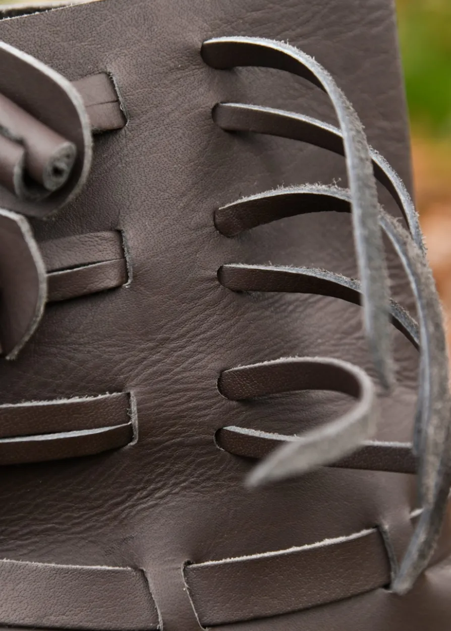 Wikinger Halbstiefel, dunkelbraun
