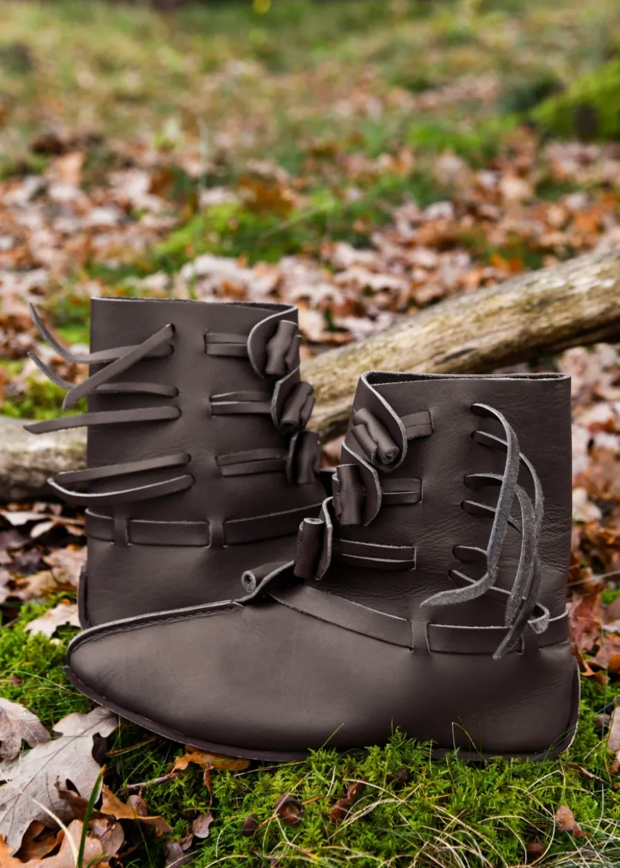 Wikinger Halbstiefel, dunkelbraun