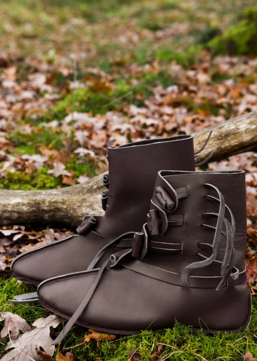 Wikinger Halbstiefel, dunkelbraun