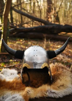 Wikingerhelm Hörnerhelm, 1,3 mm Stahl